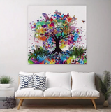 Cuadro Arbol Acuarela