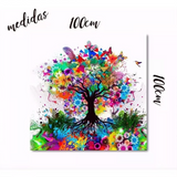 Cuadro Arbol Acuarela