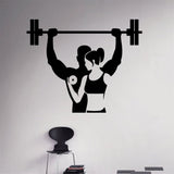 Fitness Tatuajes de pared Entrenamiento Gimnasio Vinilo Pegatina Estilo de vida saludable Interior de casa Deporte Arte de la pared Murales Artículos para el hogar Diseño de Fondos de pantalla