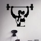 Fitness Tatuajes de pared Entrenamiento Gimnasio Vinilo Pegatina Estilo de vida saludable Interior de casa Deporte Arte de la pared Murales Artículos para el hogar Diseño de Fondos de pantalla