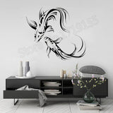 YOYOYU Koi Carp Asiático Japonés Peces Budismo Pegatinas de Pared de Vinilo Removible Moderno Decoración Del Hogar Interior Mural Regalo Único DIYZW339
